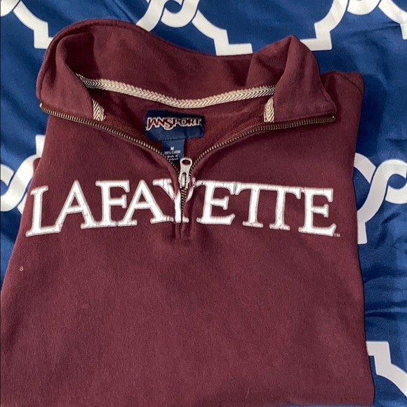 Maroon Lafayette Quarter Zip - Picture 2 of 3
